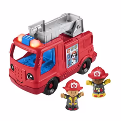 Fisher-Price-Little People-Camion de pompiers version multilingue HYR88