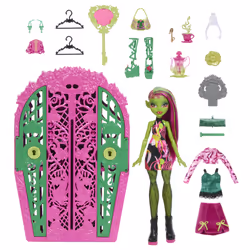 Monster High Skulltimate Secrets Venus McFlytrap Doll, Poupée mannequin, Femelle, 4 an(s), Fille, Multicolore