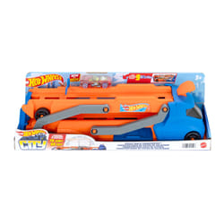 Hot Wheels City – Coffret Transporteur de Piste de Vitesse