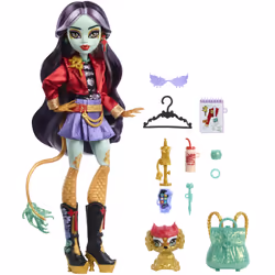 Monster High – Poupée Jinafire Long, Poupée mannequin, Femelle, 4 an(s), Garçon/Fille, Multicolore