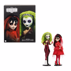 Monster High SKULLECTOR Beetlejuice Wedding Doll 2-Pack, Poupée mannequin, Femelle, 4 an(s), Fille, Multicolore