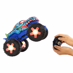 Hot Wheels Monster Trucks – Véhicule Télécommandé Mega-Wrex - Vue supplémentaire 10