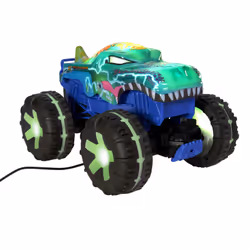 Hot Wheels Monster Trucks – Véhicule Télécommandé Mega-Wrex - Vue supplémentaire 7