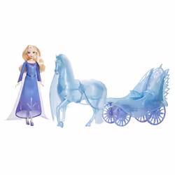 Disney Frozen Disney – La Reine des Neiges – Le Carrosse d’Elsa et Nokk, Poupée mannequin, Femelle, 3 an(s), Fille, Multicolo ...