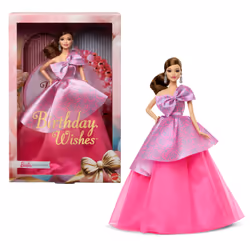 Barbie Signature – Poupée Joyeux Anniversaire, Poupée mannequin, Femelle, 6 an(s), Garçon/Fille, Multicolore