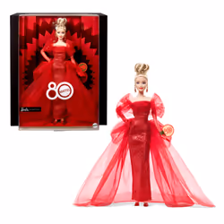 Barbie Signature – Poupée Spécial 80ème Anniversaire de Mattel, Poupée mannequin, Femelle, 6 an(s), Fille, 330,2 mm, 170 g
