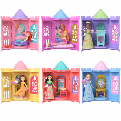 Disney Princess TOWER SURPRISE CDU, Mini poupée, Femelle, 4 an(s), Couleurs assorties