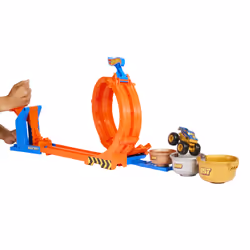 Hot Wheels Monster Trucks – – Coffret Défi du Trophée Tournez-et-Renversez - Vue supplémentaire 4