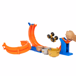 Hot Wheels Monster Trucks – – Coffret Défi du Trophée Tournez-et-Renversez - Vue supplémentaire 5