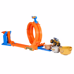 Hot Wheels Monster Trucks – – Coffret Défi du Trophée Tournez-et-Renversez - Vue supplémentaire 7