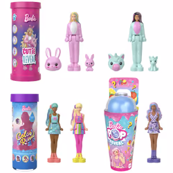 Barbie — Coffret Poupées et accessoires MINI-BARBIELAND REVEAL, Mini poupée, Femelle, 4 an(s), Fille, 38,1 mm, Couleurs assor ...