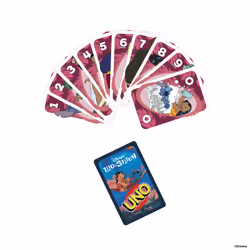 Games Disney – Jeu de cartes Uno Lilo et Stitch, Jeu de cartes, Dépouillement, 7 an(s), Jeu familial