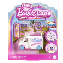 Barbie MINI LAND Care Clinic Vehicle, Mini poupée, Femelle, 4 an(s), Fille, 38,1 mm, Multicolore