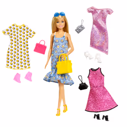 Barbie Doll and Fashions, Poupée mannequin, Femelle, 3 an(s), Fille, Multicolore