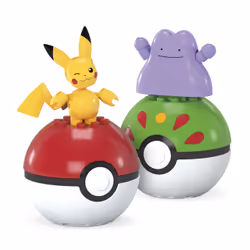MEGA Pokémon Pikachu & Ditto, Jeu de construction, 6 an(s), Plastique, 42 pièce(s)