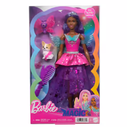 Barbie A Touch of Magic – – Poupée Brooklyn, Poupée mannequin, Femelle, 3 an(s), Fille, Multicolore