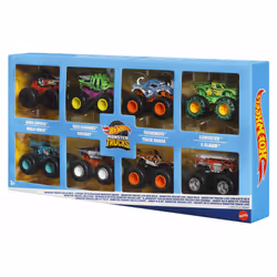 Hot Wheels – Coffret de 8 véhicules Monster Trucks Live