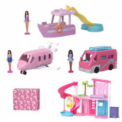 Barbie – Coffret Maison de Rêve Mini-BarbieLand, Mini poupée, Femelle, 4 an(s), Fille, Multicolore