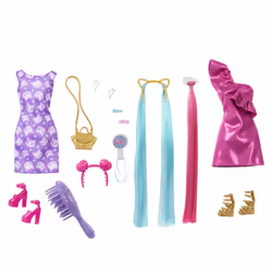 Barbie – Poupée Fun & Fancy Hair et accessoires - Vue supplémentaire 4