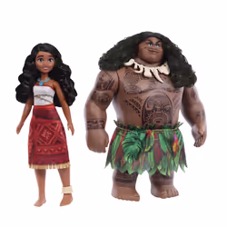 Disney Vaiana 2 Vaiana & Maui Voyager Fashion Doll Set, Poupée mannequin, Mâle et femelle (kit), 3 an(s), Garçon/Fille, Multi ...