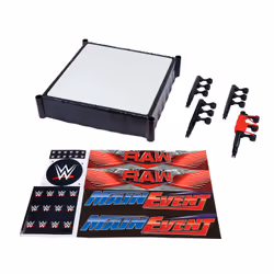 Mattel WWE – Coffret Ring Main Event, Accessoires de poupée, 3 an(s)