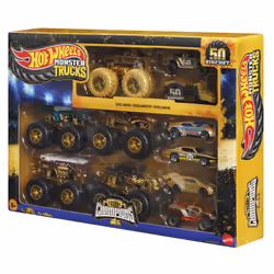 Hot Wheels Monster Trucks – Trophy Champions – Coffret véhicules
