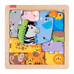 Fisher-Price – Puzzle Animaux en Bois - Vue supplémentaire 6