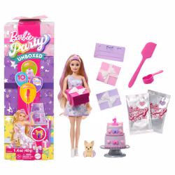 Barbie – Coffret Cadeau Surprise, Poupée mannequin, Femelle, 3 an(s), Fille, Multicolore
