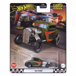 Hot Wheels Boulevard JFM94, Voiture, 3 an(s), Métal, Plastique, Vert, Rouge