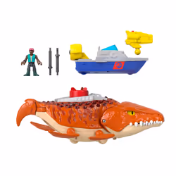 Fisher-Price Imaginext Jurassic World REBIRTH AQUACHOMP CHASE Mosasaurus - Vue supplémentaire 8