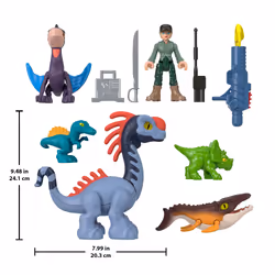 Fisher-Price Imaginext Jurassic World Rebirth Land, Sea & Air Multipack - Vue supplémentaire 7
