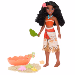 Disney Princess Disney – Poupée Vaiana et Compagnie avec accessoires, Poupée mannequin, Femelle, 3 an(s), Multicolore