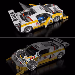 Mattel Brick Shop Hot Wheels '15 Audi R8 LMS - Vue supplémentaire 7