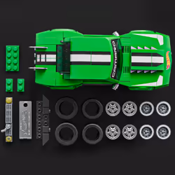 Mattel Brick Shop Hot Wheels Custom '68 Camaro - Vue supplémentaire 5