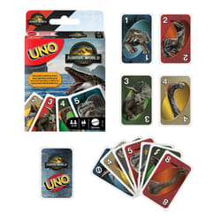 Games JFT28 jeu de société UNO Jurassic World Jeu de cartes Dépouillement