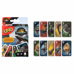 Games JFT28 jeu de société UNO Jurassic World Jeu de cartes Dépouillement