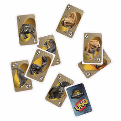Games JFT28 jeu de société UNO Jurassic World Jeu de cartes Dépouillement - Vue supplémentaire 8
