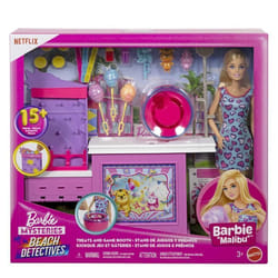 Barbie Mysteries Beach Detectives Doll, Playset and Accessories