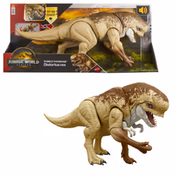 Jurassic World RUMBLE 'N RAMPAGE Distortus rex, 4 an(s), Multicolore, Plastique