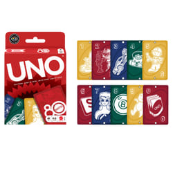 Games UNO – Jeu de cartes Rouge Rubis 80 ans Mattel