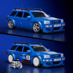 Mattel Brick Shop Hot Wheels-Coffret de Construction Audi Avant RS2 - Vue supplémentaire 2