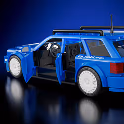 Mattel Brick Shop Hot Wheels-Coffret de Construction Audi Avant RS2 - Vue supplémentaire 5