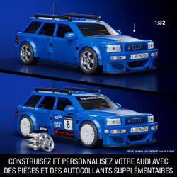 Mattel Brick Shop Hot Wheels-Coffret de Construction Audi Avant RS2 - Vue supplémentaire 7