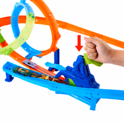 Hot Wheels - Coffret cascades Piste Looping Cyclone - Vue supplémentaire 3