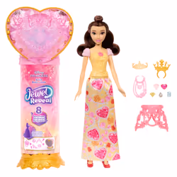 Disney Princess Disney – Poupée Princesses JEWEL REVEAL Belle - Vue supplémentaire 2