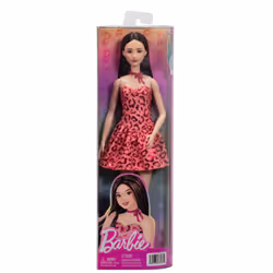 Barbie Fashionistas – Poupée Robe Léopard Rose - Vue supplémentaire 6