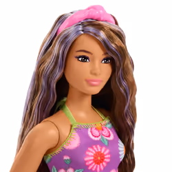 Barbie Fashionistas – Poupée Brune à Mèches Violettes - Vue supplémentaire 3