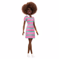 Barbie Fashionistas – Poupée Robe à Col à Rayures - Vue supplémentaire 5