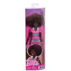 Barbie Fashionistas – Poupée Robe à Col à Rayures - Vue supplémentaire 6