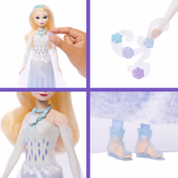 Disney Frozen Disney La Reine des Neiges – Poupée Elsa Jewel Reveal - Vue supplémentaire 3
